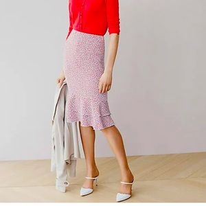 Ann Taylor Double Flounce Floral